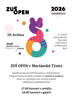 ZUŠ OPEN: Koncert komorních těles